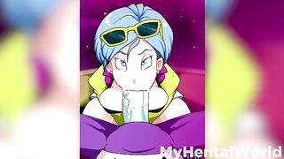 The best Bulma Hentai Animation compilation from Dragon Ball Super