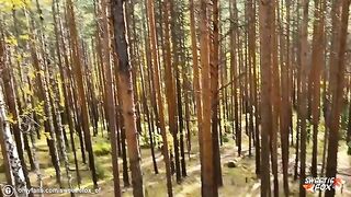 Girl was fucked hard and deep in the woods by a dick