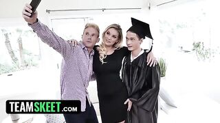 Busty stepmom Kenzie Taylor rewards her stepson with sex