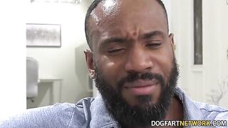 Hot babysitter Avery Black gets Jovan Jordan’s huge BBC cum on her face