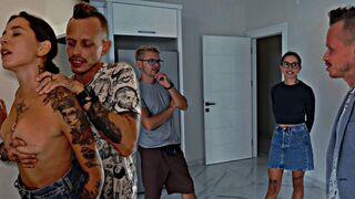The realtor has sex with the wife and husband watches it all in HD