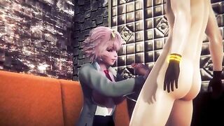 Mina Ashido gets her pussy railed in a steamy My Hero Academia scene