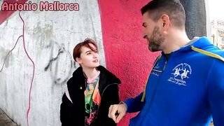 Submissive Russian schoolgirl gets picked up on the street and fucked in public