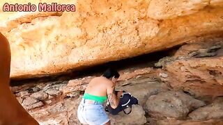An Argentine slut is caught and fucked outdoors publicly