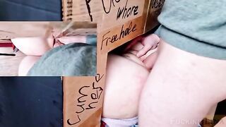 Fucked in the hole, received three discharges of semen