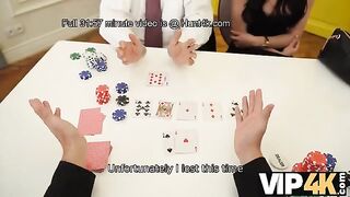 The guy lost a poker game to his beautiful wife, Lilly Bella