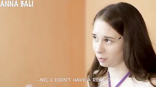 A cute girl had her first sex experience with her stepdad on camera