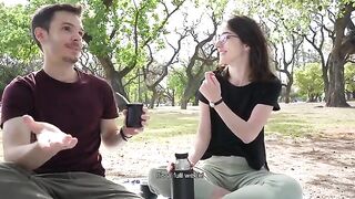 A day at the park ends with a guy getting his dick sucked publicly