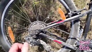 Babe agreed to sex with a stranger outdoors for excitement