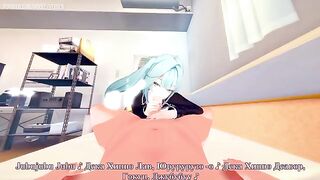 A man fucked a beautiful girl who is Faruzan from Genshin Impact