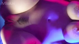 Meaty, tight pussy with juicy creampie, landed twice with cum