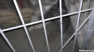 A stalker is following and fucking a young blonde in this hot video