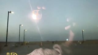 Slutty chick fucks in the car and sucks cock in the parking lot