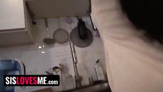 Stepsis Alex Coal gets blindfolded and fucked for a bird box challenge
