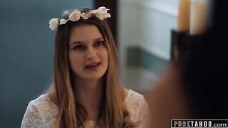 Bride-to-be cheats on her boyfriend with a passionate lesbian encounter
