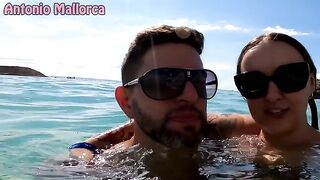Australian blonde babe gets fucked on the beach