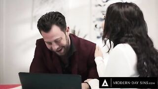 Rough sex with a client, wife catching them in the act