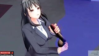 Uncensored Japanese Hentai anime ASMR ear licking Earphones rec