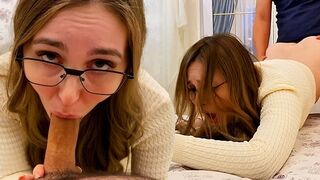 The stepson again had sex with his steaming-hot stepmom, using his dad’s Viagra