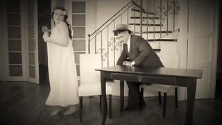A naughty dancer got fucked hard by her step-daddy in a classic scene