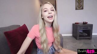 Broke and desperate, petite Lily Larimar will do anything for money