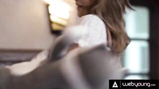 Blonde roommate and busty beauty Gabbie Carter in a wild fight