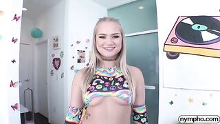 Nympho Harley King gets her mouth filled with sticky, hot cum in this steamy scene