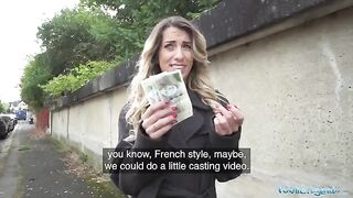 French teacher showcased her skills to a camera in a daring encounter