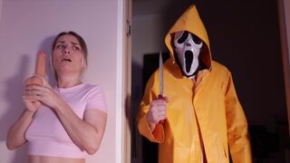 Home made horror with sexy babe André Love for better sleep