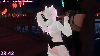 We edged each other and came into the New Year on VRChat ERPGame