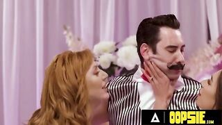 Lauren Phillips and April Olsen play PIN THE SOCK ON THE COCK with Tommy Pistol