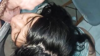 He sucks my dick and then asks me to give it to him by the ass I fill his ortho with milk