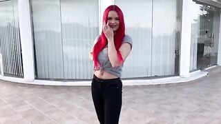 Public blowjob in the middle of nowhere - almost gotten caught