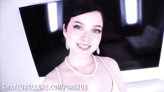Cute girls Jade and Bella skillfully lick balls