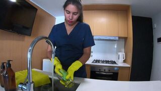 I discovered a maid's secret, and she paid me with her body