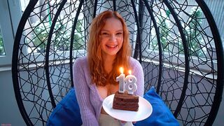A young guy fucked a pretty girl at her birthday, an unforgettable day