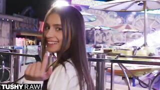 TUSHYRAW Perfect petite Vanessa gets her ass stretched out in HD