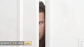 Coco Lovelock squirts, gives stepbrother a blowjob in this hot Brazzers scene