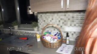 The hot girl received a pool cleaner and got a messy ending