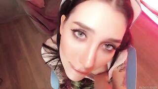 A young gamer cheats on her boyfriend with a stepbrother in this steamy scene