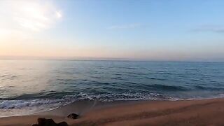 The best beach sex with risk and passion, just great!