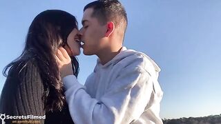 A passionate encounter with a girl I met on Tinder in the park