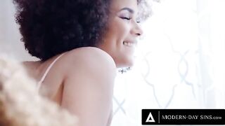 Scarlit Scandal and Alina Ali share their husband's cum in a hot threesome