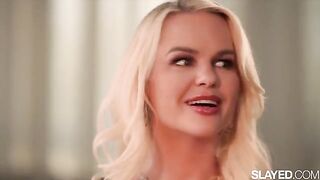 Two hot girls Blake and Vic can't resist being naughty
