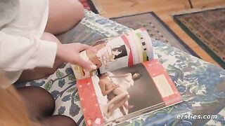 Two hot lesbians enjoy each other’s bodies inspired by Kama Sutra