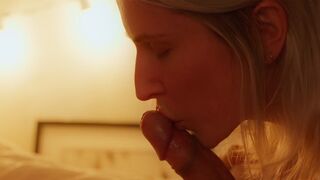 A wife gave her husband a sensual massage before they had sex
