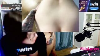 A streamer girl skinloverss got fucked during a donation stream on Twitch