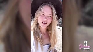 We climbed a volcano and he erupted in my mouth with hot cum