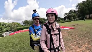 Paragliding in Costa Rica is an unforgettable experience, especially when it comes to squirting!