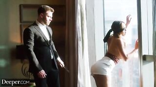 Kinky woman Kazumi gets dominated and fucked hard by a dominant man